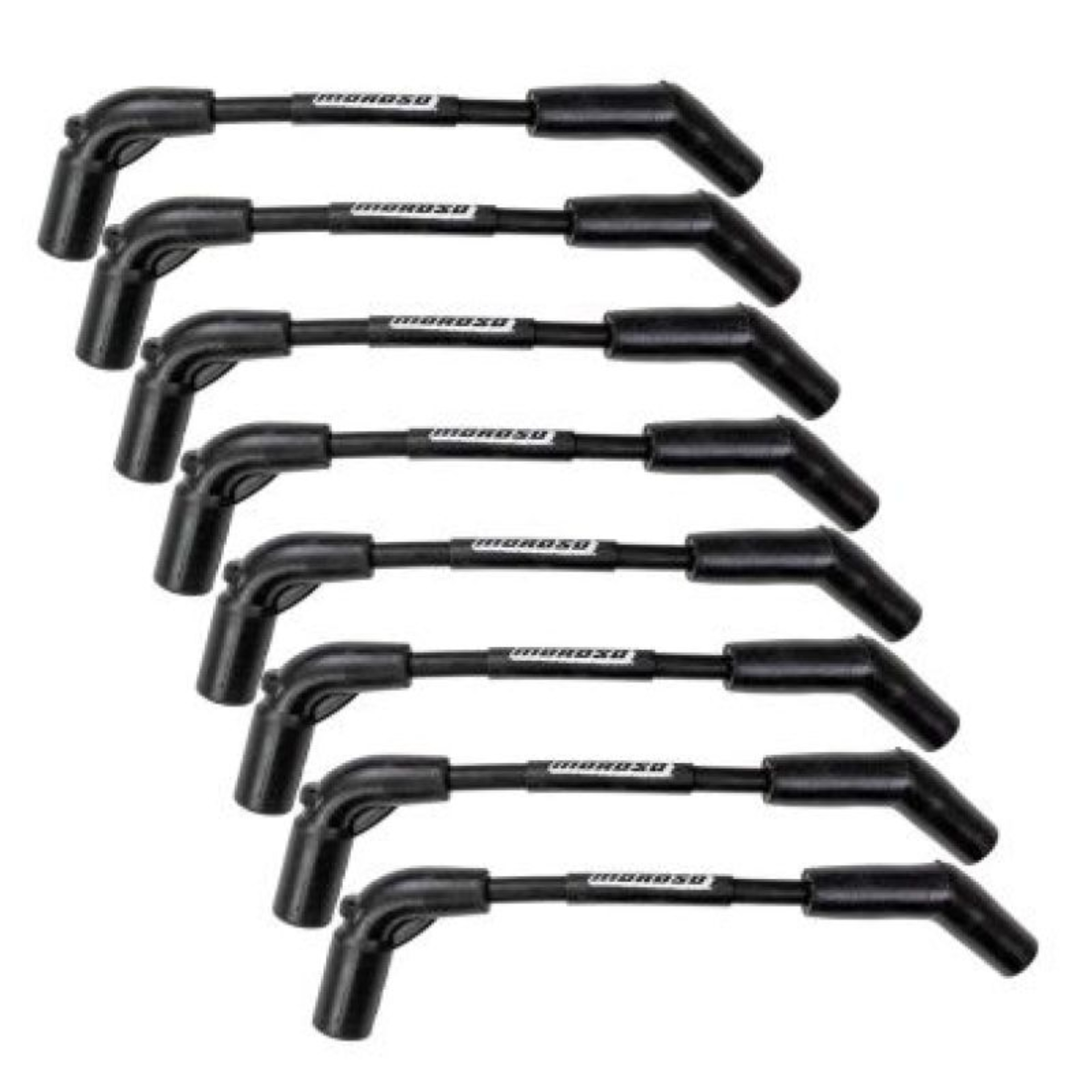 Picture of Moroso BBC w/LS Coils Ultra 40 Wire Set - Black (For 72401 Coil Brackets w/GM Cast 632 Covers)