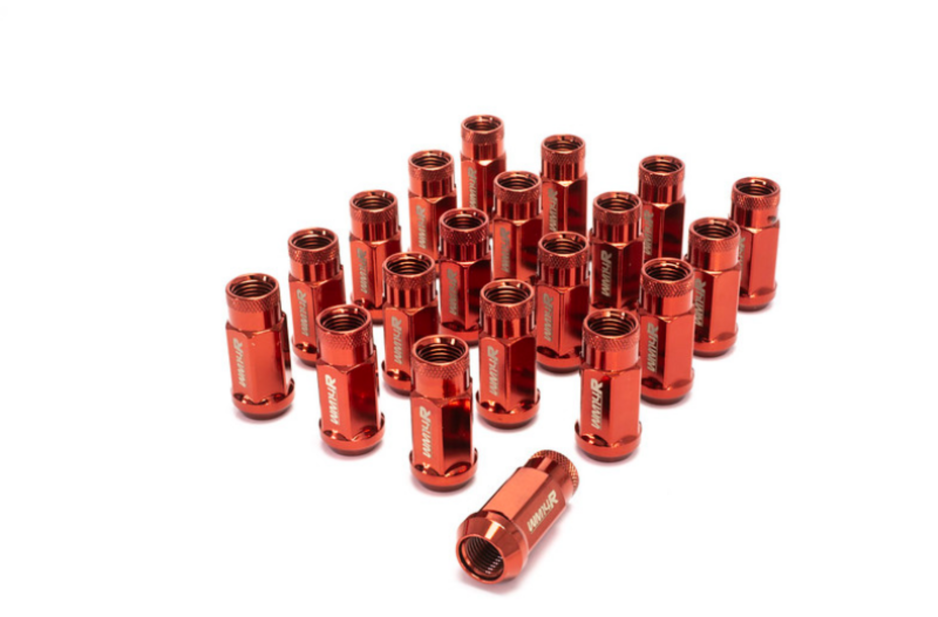 Picture of Wheel Mate WM14R 14x1.50 Lug Nuts Red 20 PCS