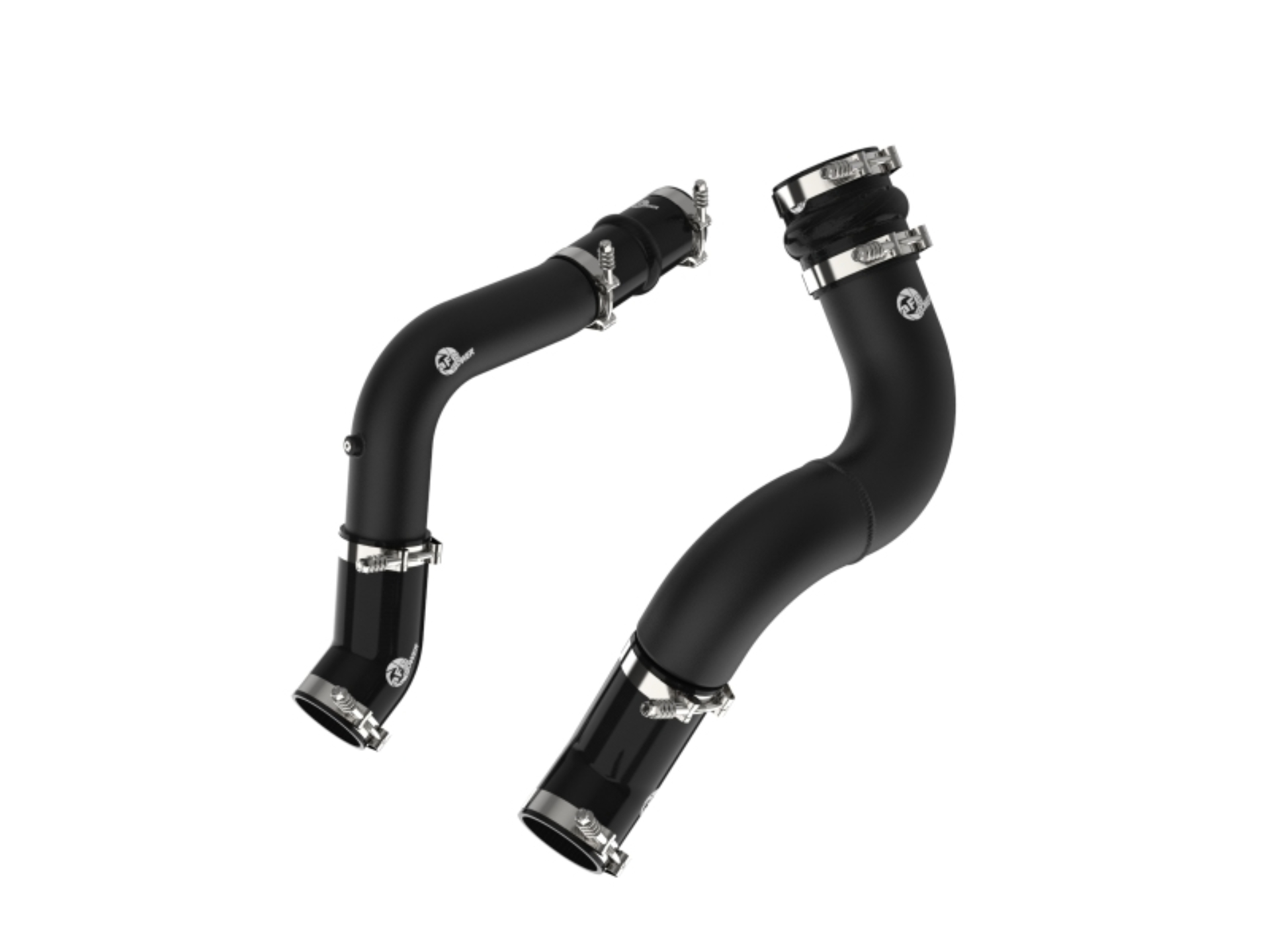 Picture of aFe BladeRunner Aluminum Hot and Cold Charge Pipe Kit Black RAM Diesel Trucks 19-23 L6-6.7L (td)