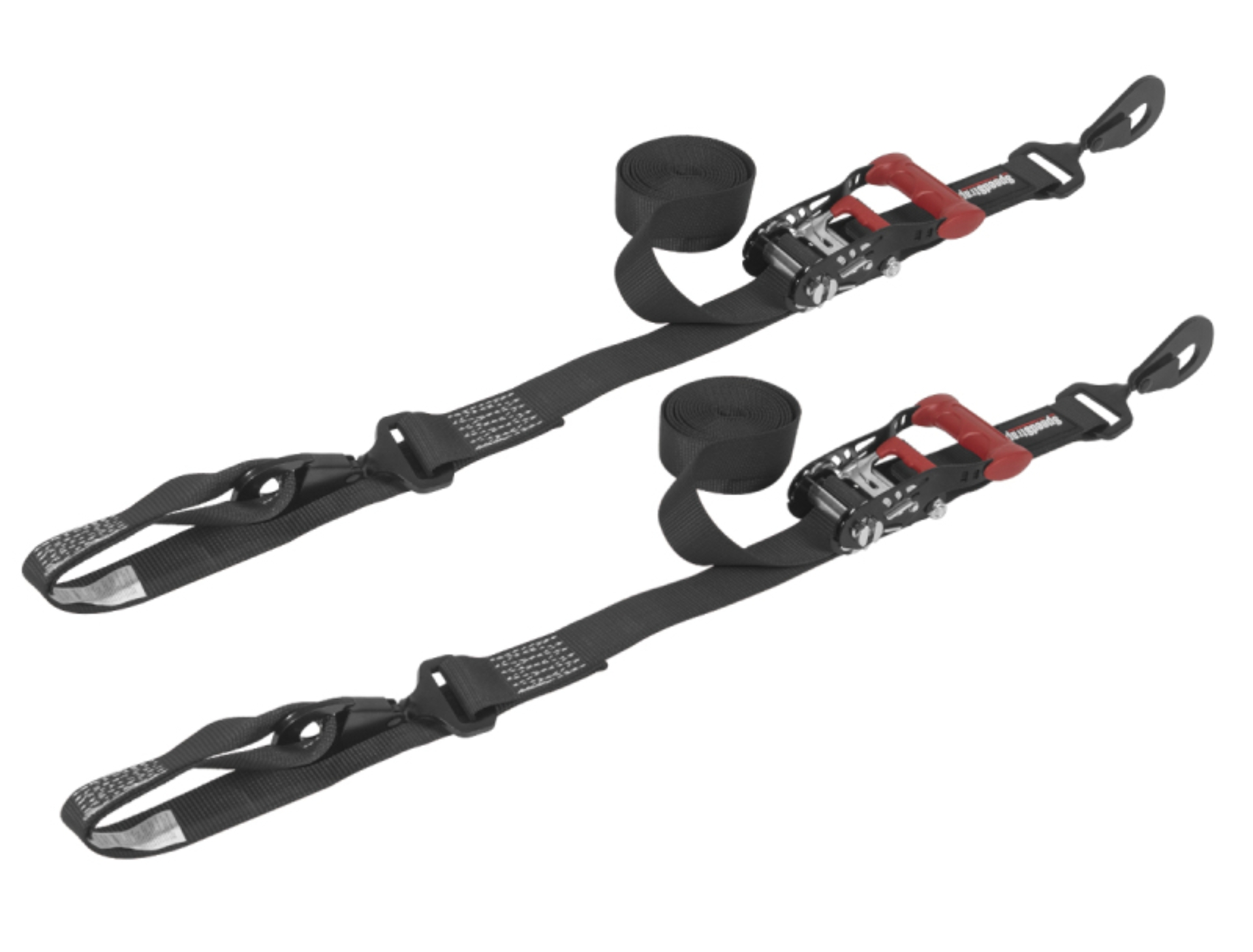 Picture of SpeedStrap 1 1/2In x 10Ft Ratchet Tie-Down w/ Soft-Tie (2 Pack) - Black