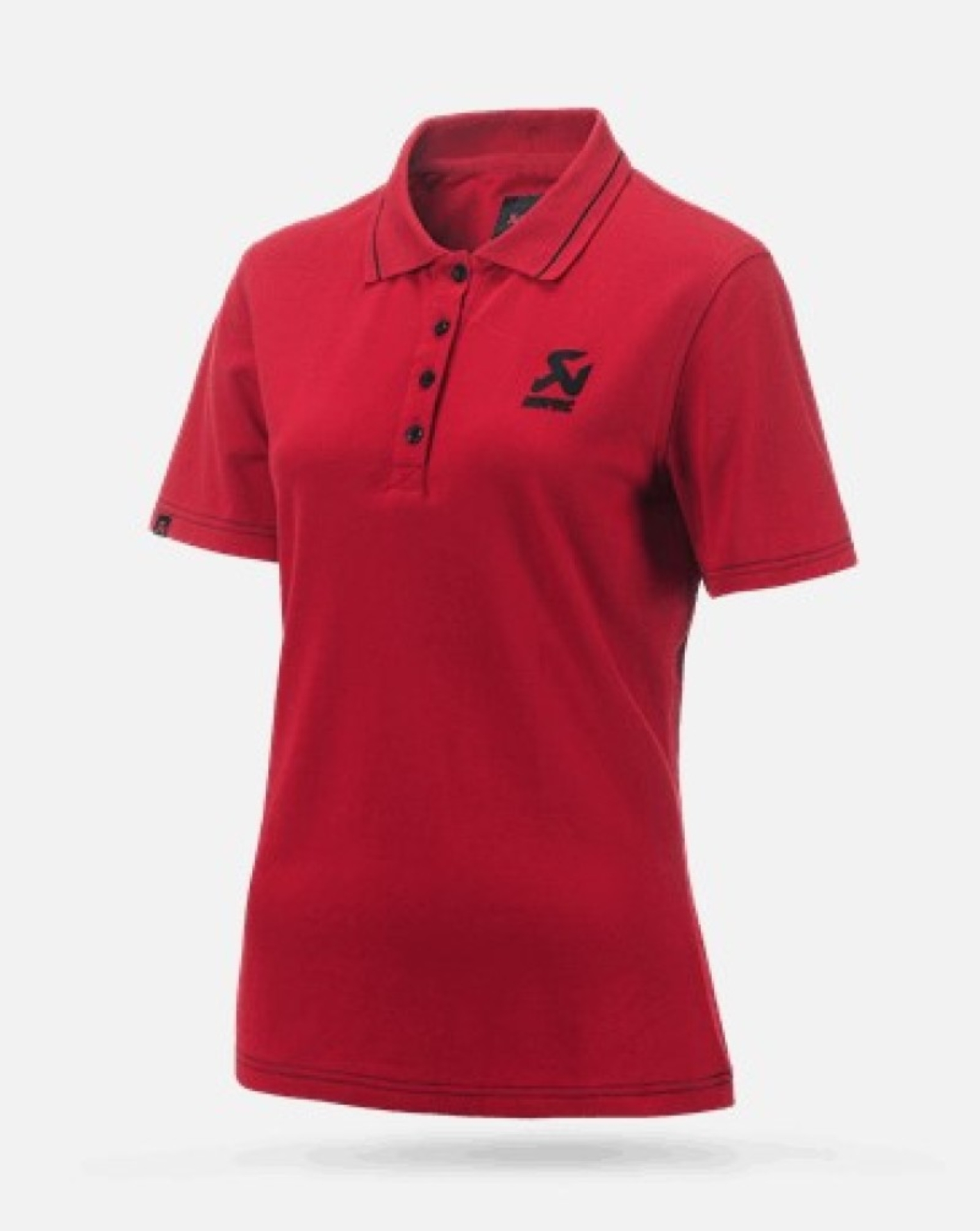 Picture of Akrapovic Womens Corpo Polo Red - Small