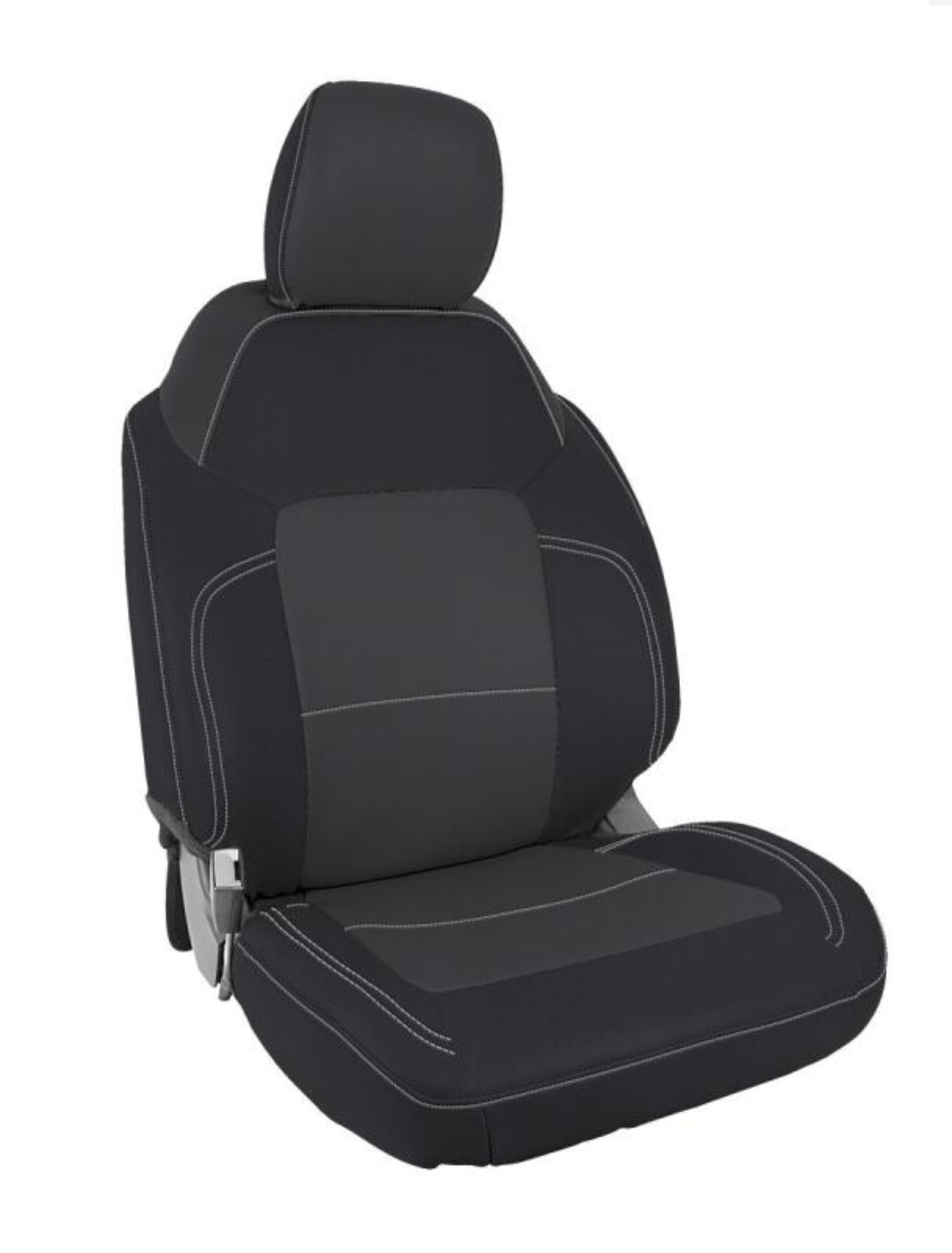 Picture of PRP 2021+ Ford Bronco 2 Door Front Seat Covers (Pair) -  Black & Grey