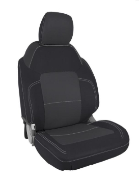 Picture of PRP 2021+ Ford Bronco 2 Door Front Seat Covers (Pair) -  Black & Grey