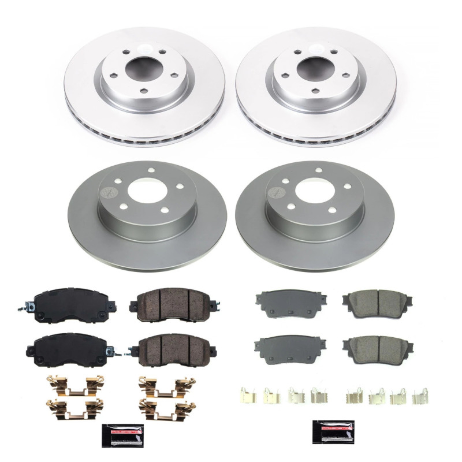 Picture of Power Stop 19-22 Nissan Altima Front & Rear Z17 Coated Brake Kit
