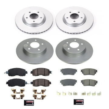 Picture of Power Stop 19-22 Nissan Altima Front & Rear Z17 Coated Brake Kit