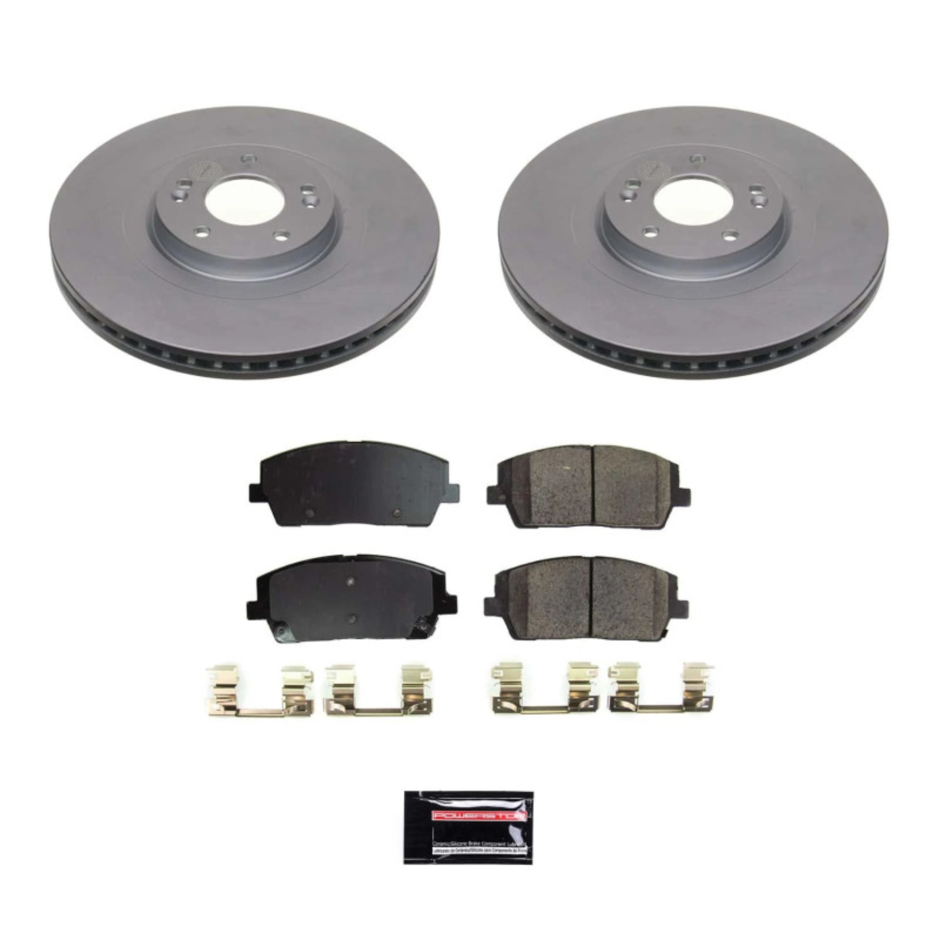 Picture of Power Stop 20-22 Hyundai Palisade Front Z17 Coated Brake Kit