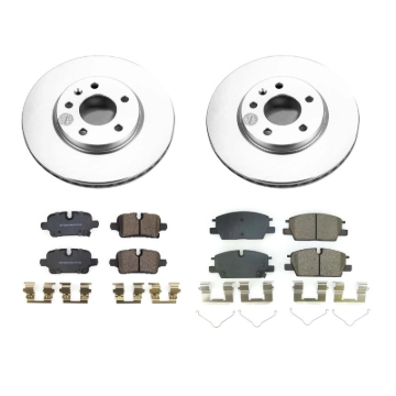 Picture of Power Stop 2021 Chevrolet Malibu Front & Rear Z17 Coated Brake Kit