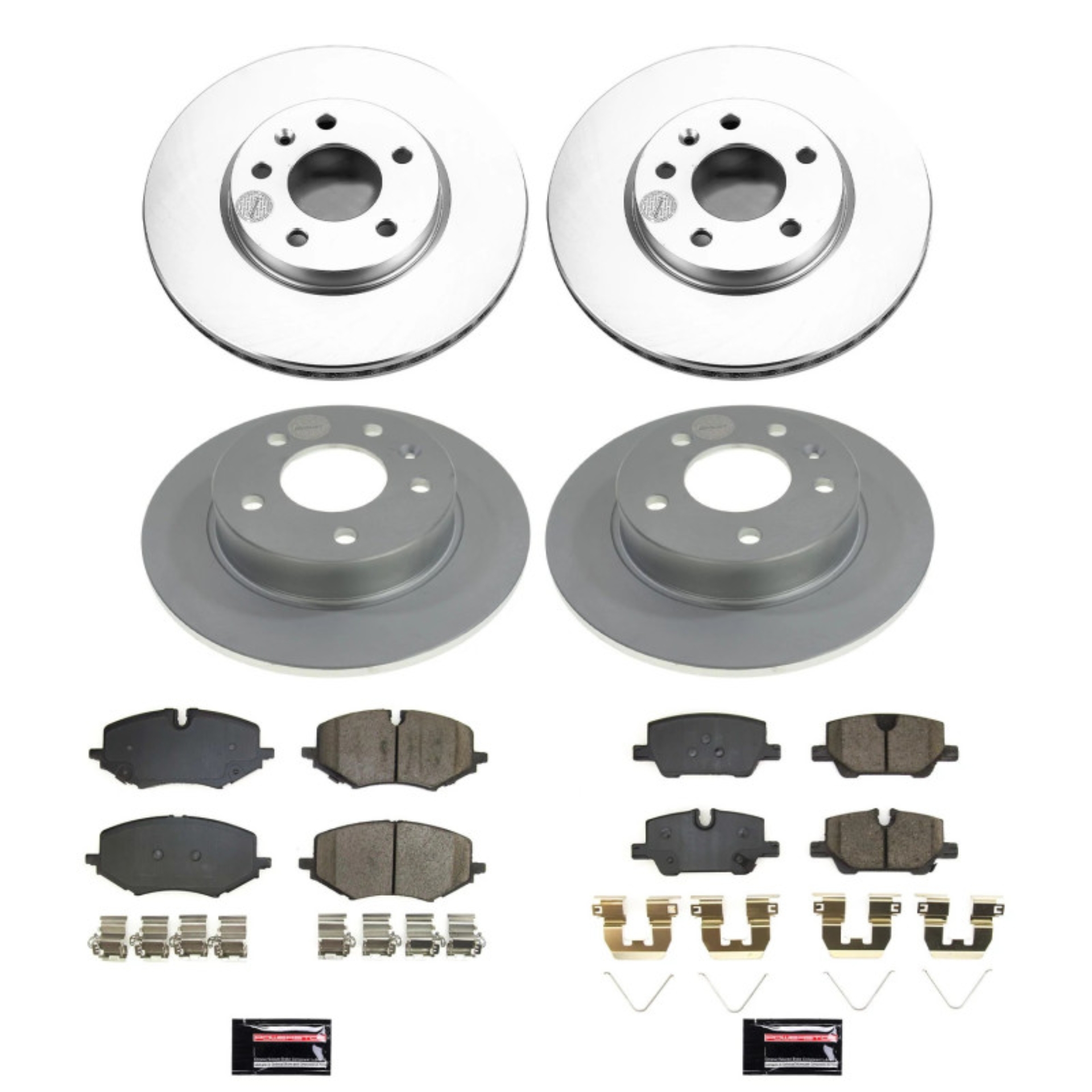 Picture of Power Stop 21-22 Chevrolet Trailblazer Front & Rear Z17 Coated Brake Kit