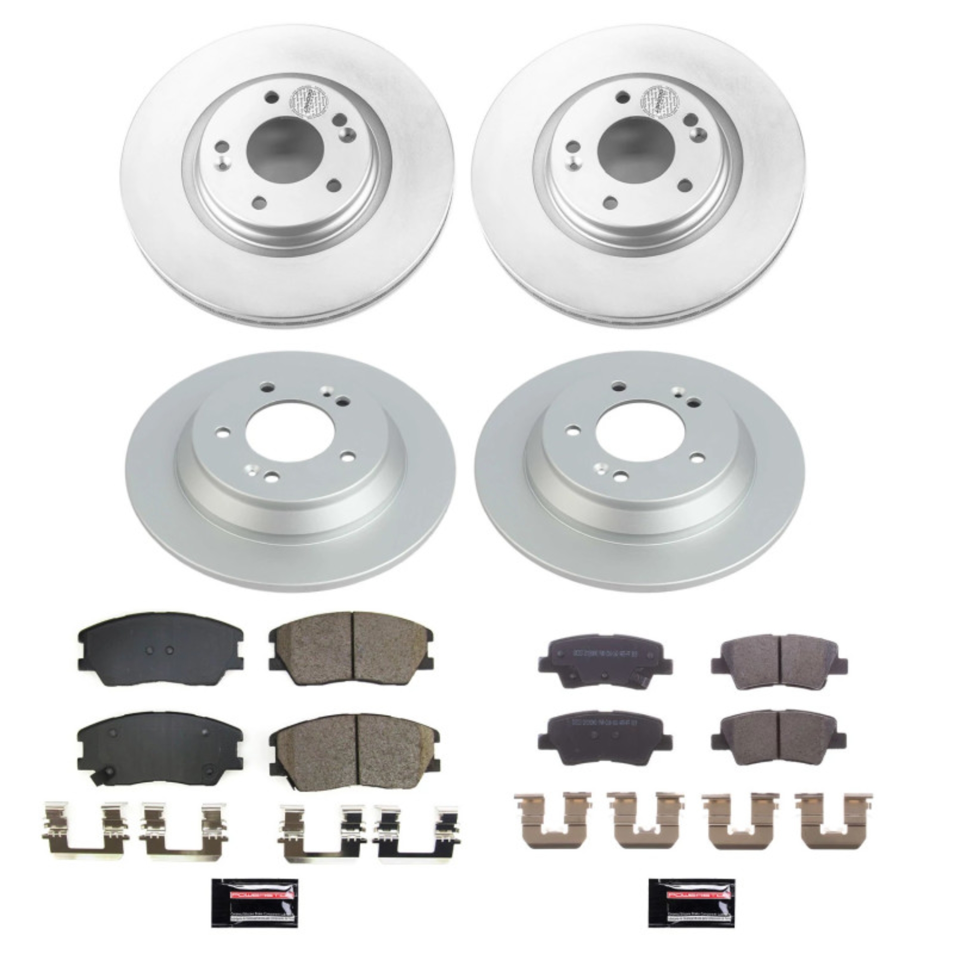 Picture of Power Stop 20-21 Kia Soul Front & Rear Z17 Coated Brake Kit