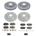 Picture of Power Stop 2021 Nissan Rogue Front & Rear Z17 Coated Brake Kit