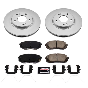 Picture of Power Stop 2022 Hyundai Kona Front Z17 Coated Brake Kit