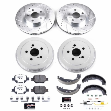 Picture of PowerStop PSB Z26 Street Warrior Kit Brake Kits - K15464DK-26