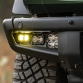 Picture of Baja Designs 21-22 Ford Bronco w/Steel Bumper S2 SAE Pro Fog Pocket Light Kit - Amber