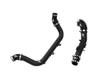 Picture of aFe BladeRunner Aluminum Hot and Cold Charge Pipe Kit Black 17-20 Hyundai Elantra GT L4-1.6L (t)