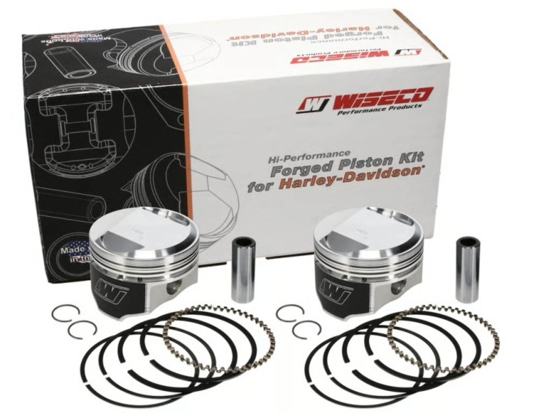Picture of Wiseco Harley 1340 3504X-4724,4725P05 Piston Kit