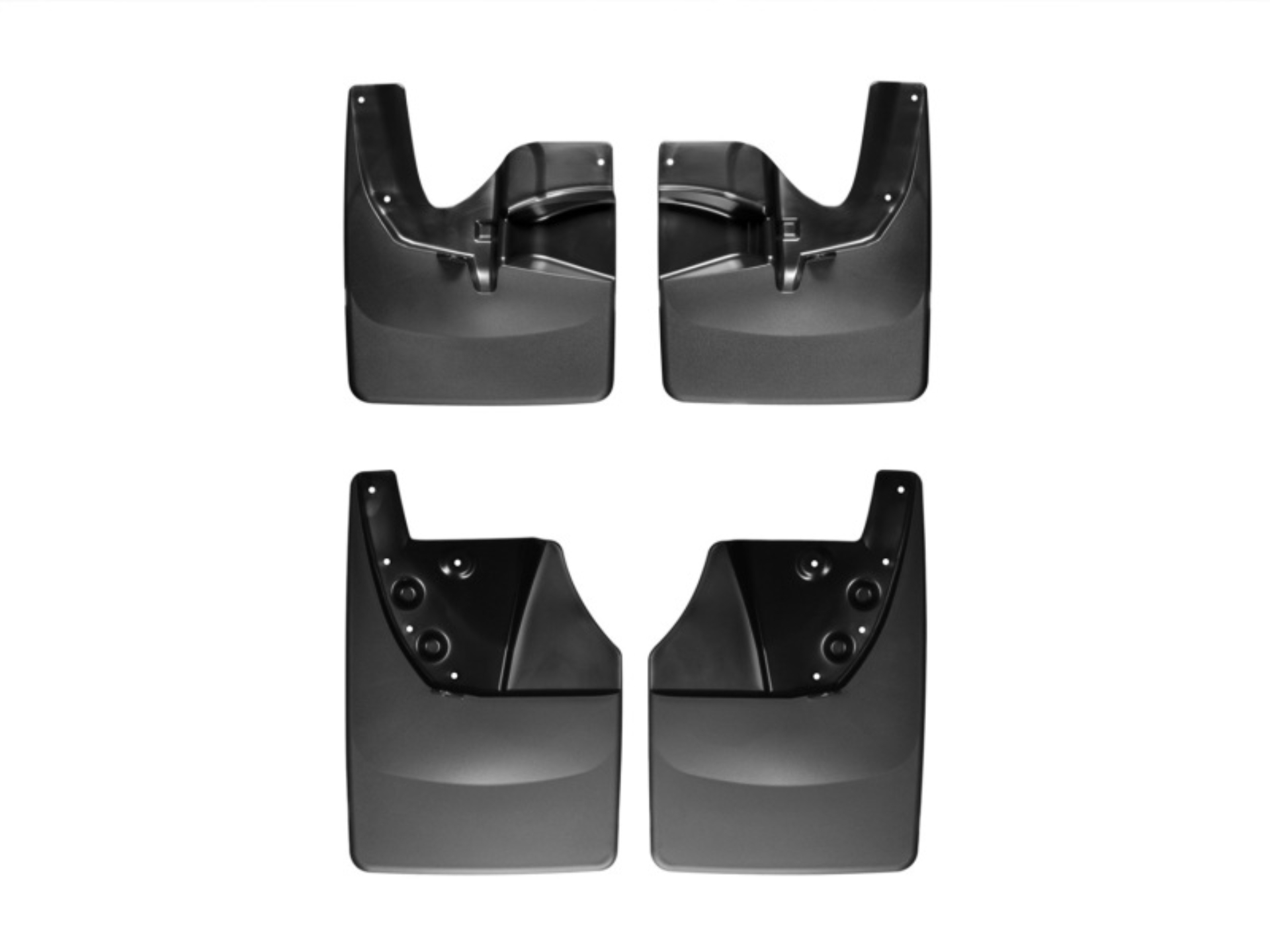 Picture of WeatherTech 14-16 Toyota Tundra (w/o Fender Flares) No Drill Mudflaps - Black