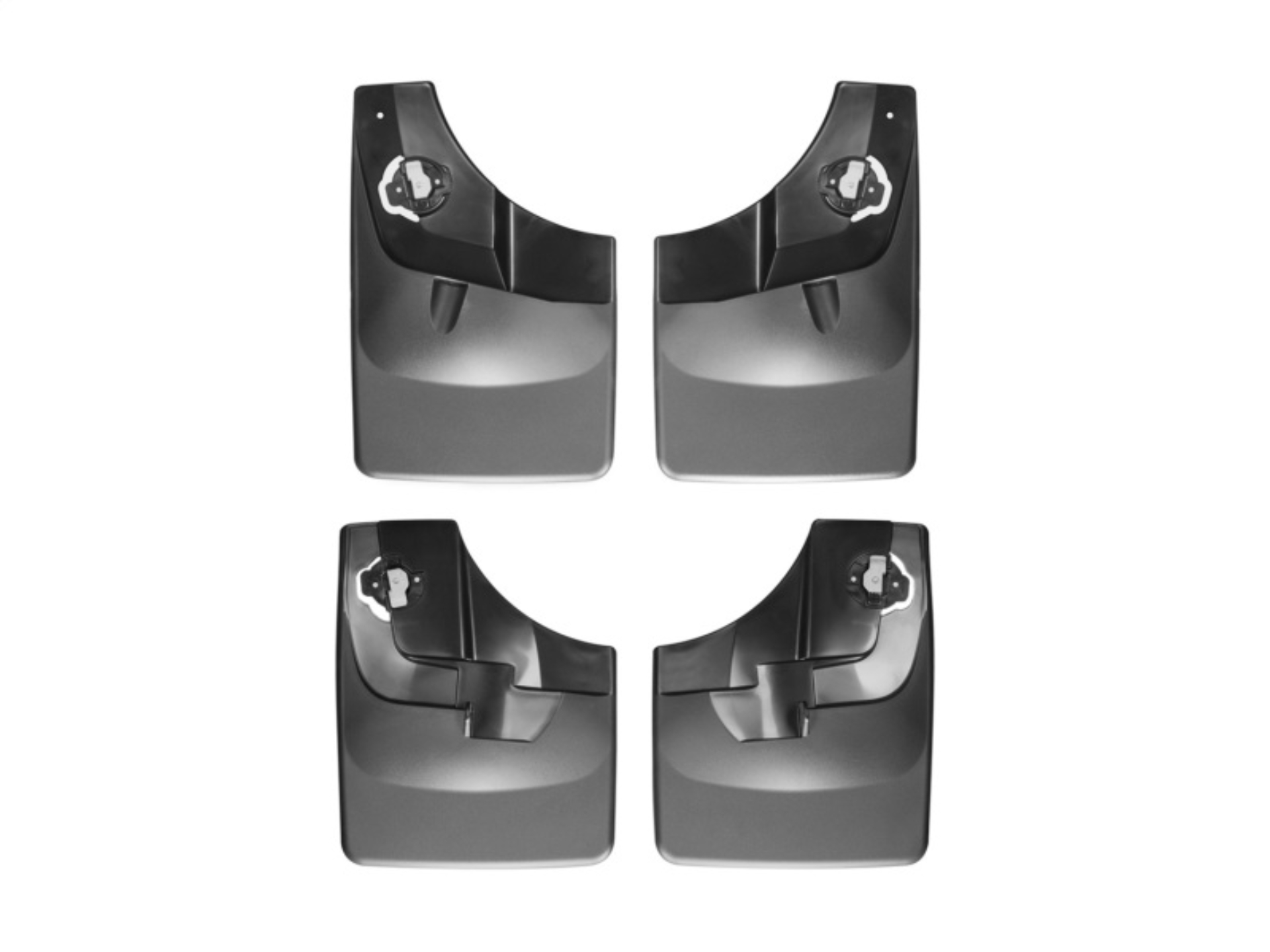 Picture of WeatherTech 15-20 Ford F-150 (w/Fender Lip Molding) No Drill Mudflaps - Black