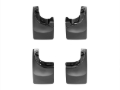 Picture of WeatherTech 05-14 Toyota Tacoma (w/Flares Only / No X-Runner) No Drill Mudflaps - Black