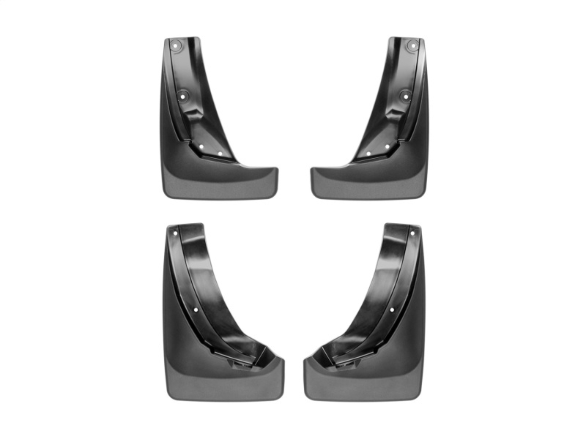 Picture of WeatherTech 16-18 Honda Pilot No Drill Mudflaps - Black