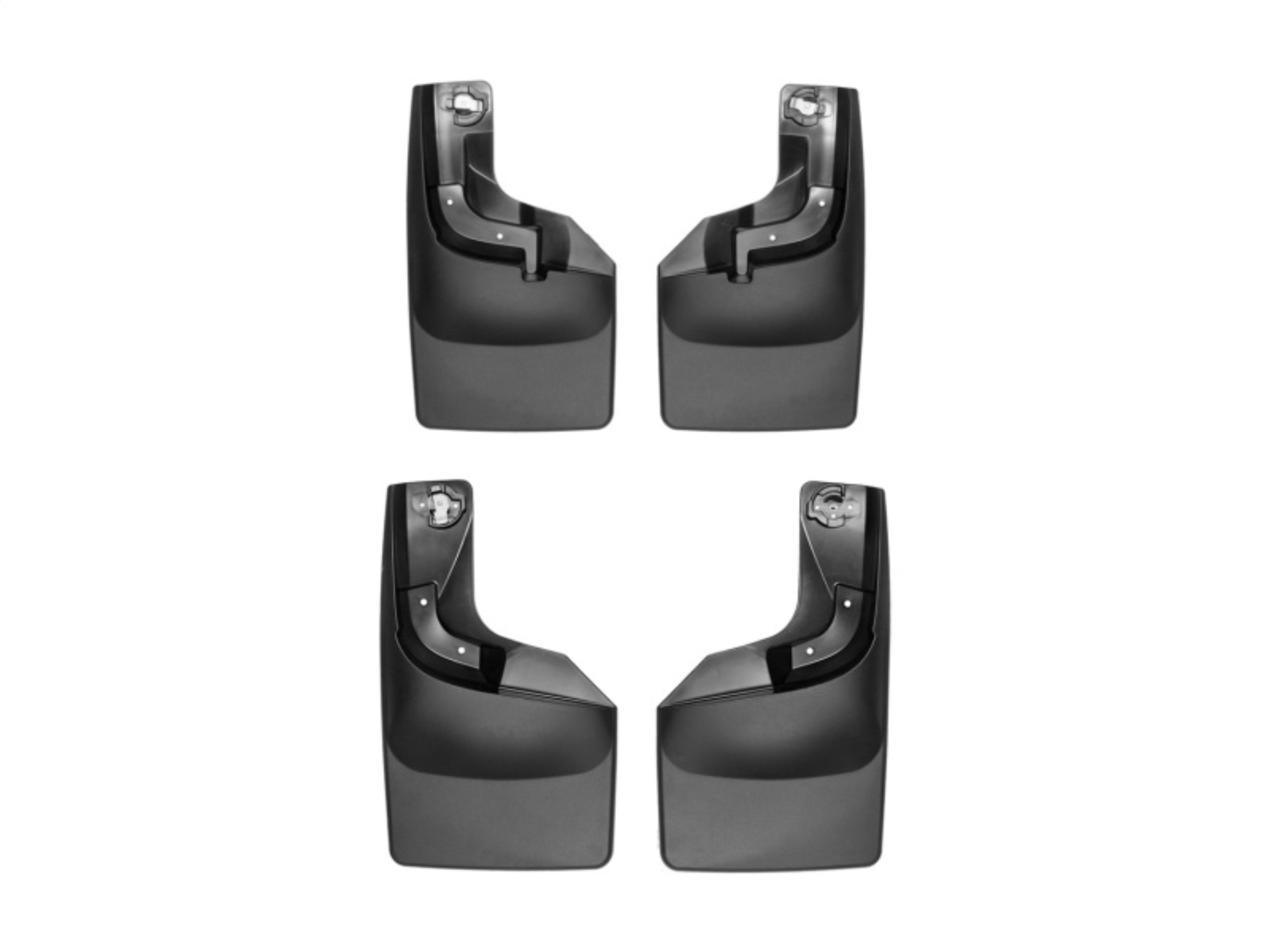 Picture of WeatherTech 17-22 Ford F-250/F-350 w/o Fender Flares No Drill Mudflaps - Black