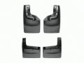 Picture of WeatherTech 17-22 Ford F250/F-350/F-450/F-550 Dually w/Fender Flares No Drill Mudflaps - Black