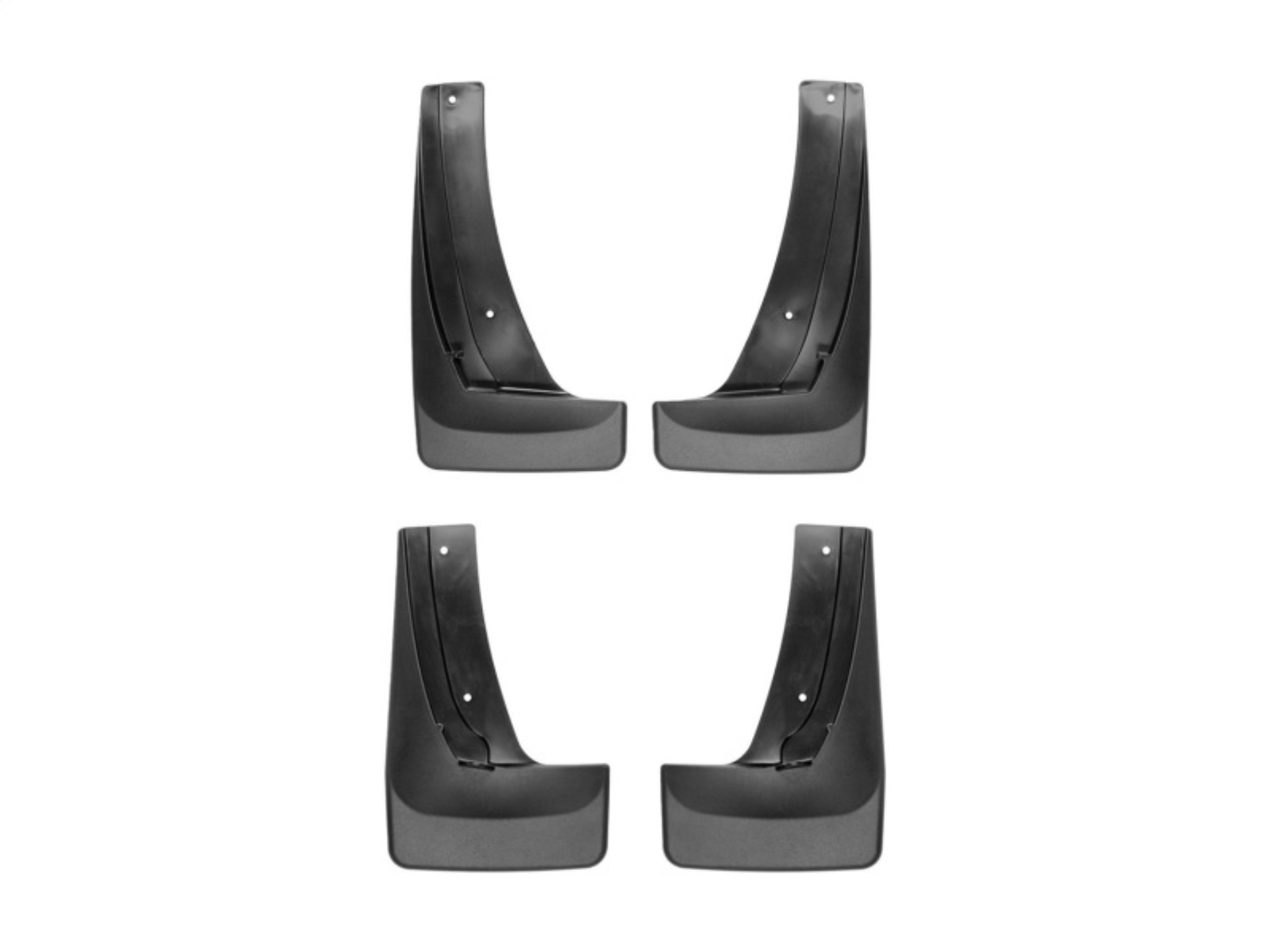 Picture of WeatherTech 17-23 GMC Acadia/Acadia Denali (w/AT Pkg / w/o Asst Steps) No Drill Mudflaps - Black