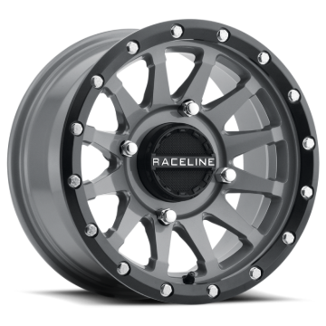 Picture of Raceline A95SG Trophy 15x7in / 4x137 BP / 10mm Offset / 110.18mm Bore - Grey & Black Lip Wheel