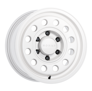 Picture of Nomad N501SA Convoy 16x8in / 5x139.7 BP / -10mm Offset / 106.5mm Bore - Gloss White Wheel