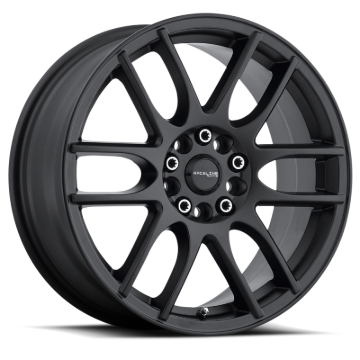 Picture of Raceline 141B Mystique 16x7in / 4x100/4x108 BP / 40mm Offset / 72.62mm Bore - Satin Black Wheel