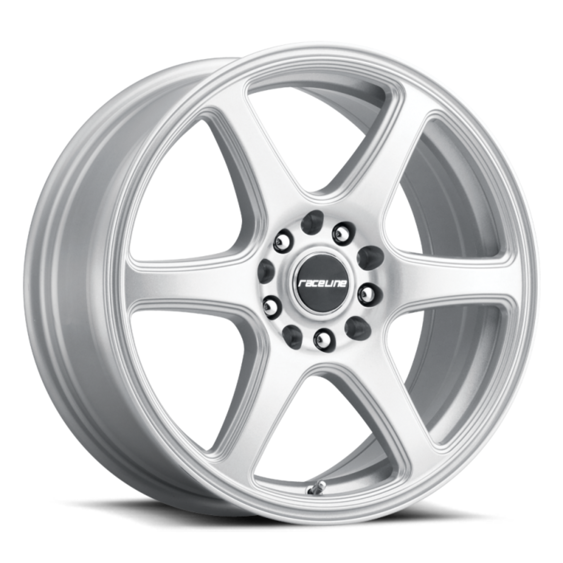 Picture of Raceline 146S Matrix 15x7in / 4x100/4x114.3 BP / 40mm Offset / 72.62mm Bore - Gloss Silver Wheel