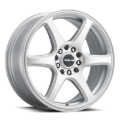 Picture of Raceline 146S Matrix 15x7in / 5x100/5x114.3 BP / 40mm Offset / 72.62mm Bore - Gloss Silver Wheel