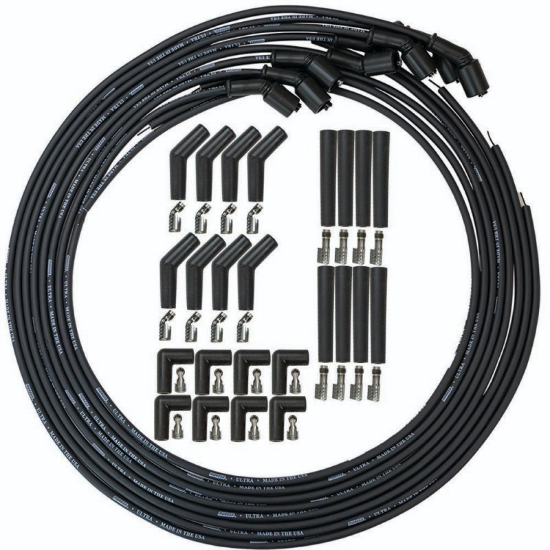 Picture of Moroso GM LS/LT 8mm Ultra 350 Universal Wire Set w/90/135/Straight Plug Ends