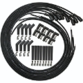 Picture of Moroso GM LS/LT 8.5mm Ultra 40 Universal Wire Set - Black w/90/135/Straight Plug Ends