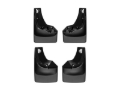 Picture of WeatherTech 19-21 Chevrolet Silverado 1500 CC No Drill Mudflaps - Black