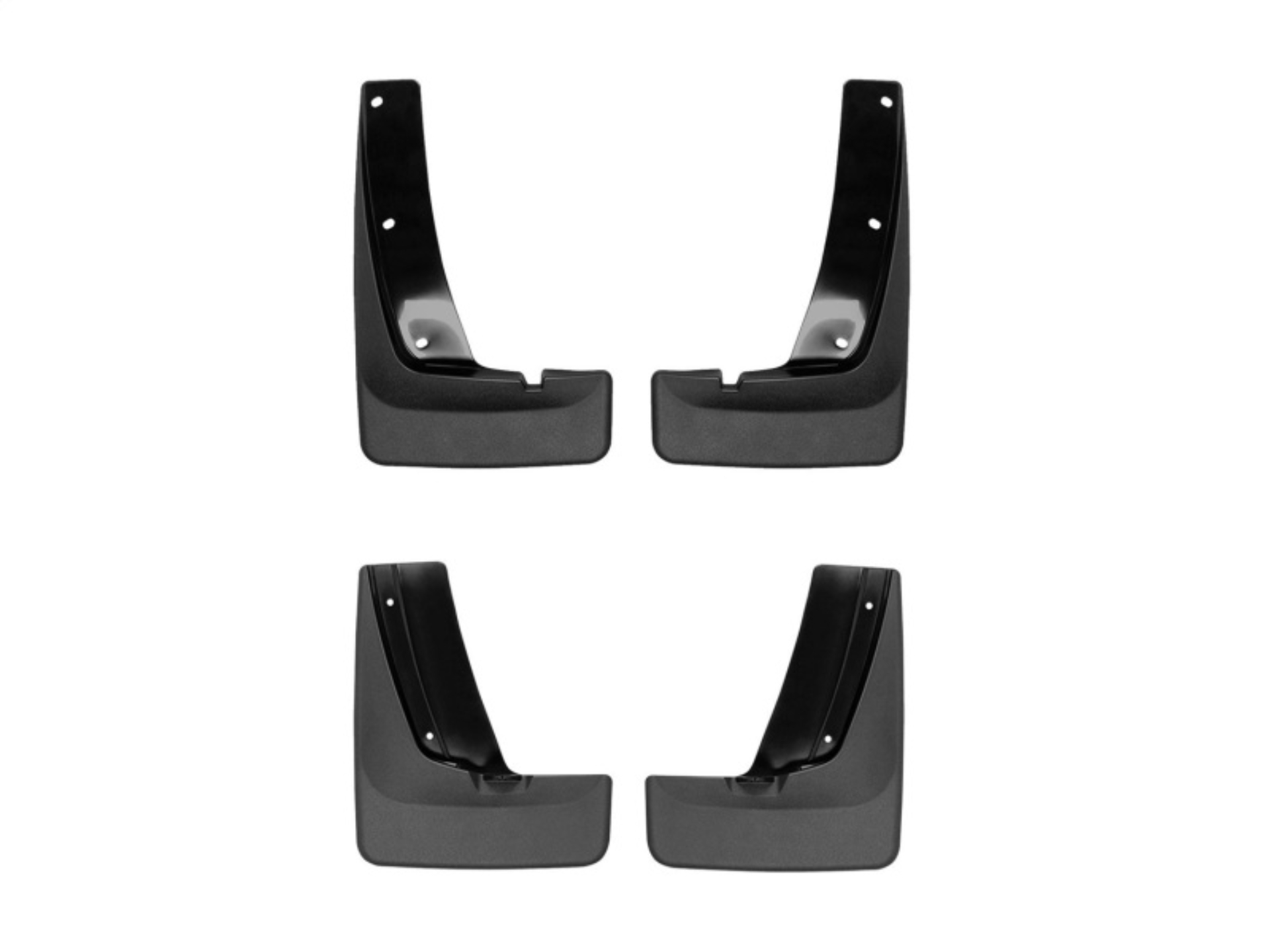 Picture of WeatherTech 2020+ Hyundai Palisade No Drill Mudflaps - Black