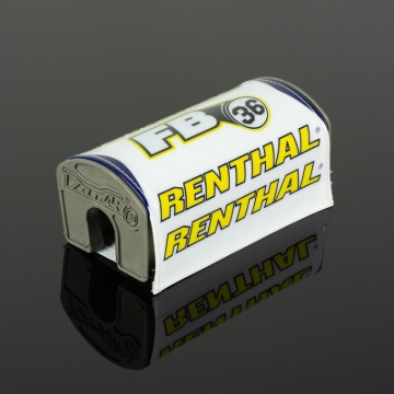 Picture of Renthal Fatbar 36 Pad - White/ Blue/ Yellow