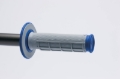 Picture of Renthal MX Dual Compound Grips 1/2 Waffle - Grey/ Blue