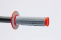 Picture of Renthal MX Dual Compound Grips 1/2 Waffle - Grey/ Orange