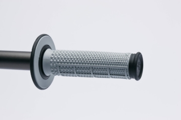 Picture of Renthal MX Dual Compound Grips Taper 1/2 Waffle - Grey/ Black