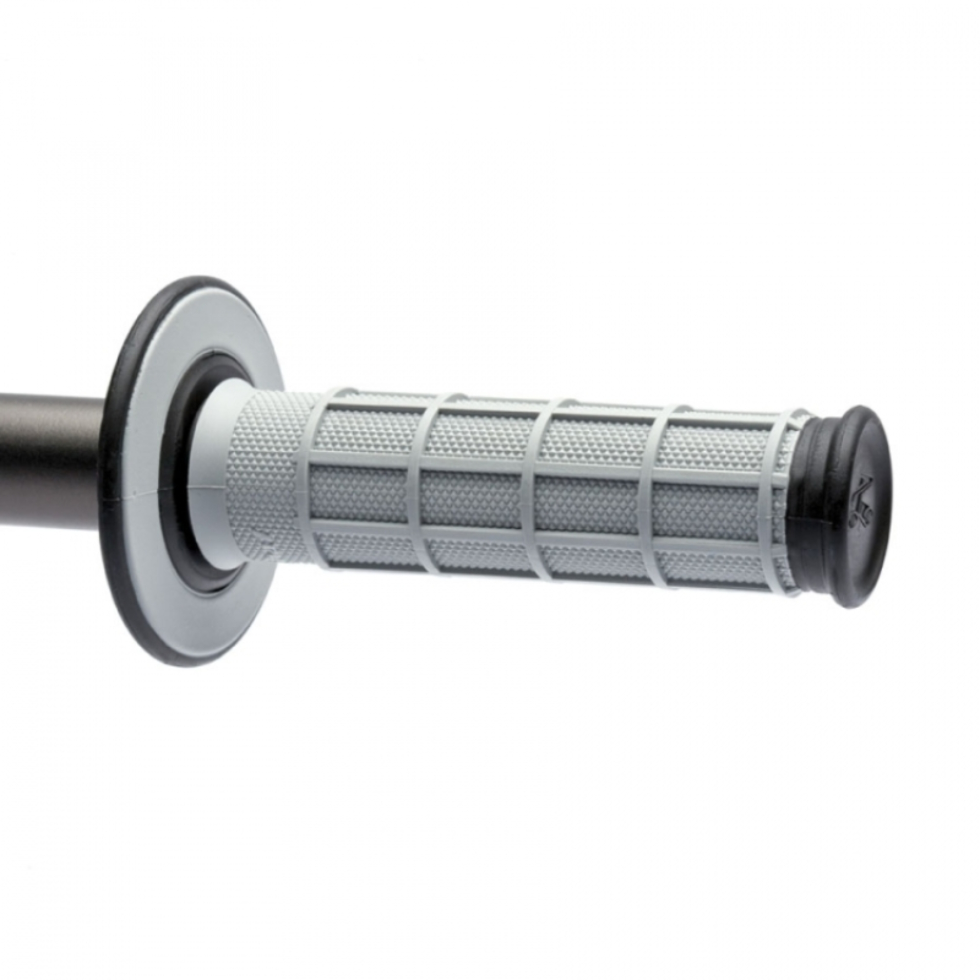 Picture of Renthal MX Dual Compound Grips Full Waffle - Grey/ Black