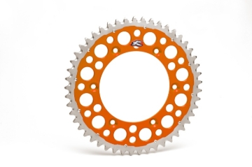 Picture of Renthal 16-17 KTM 250 EXC/ 300 EXC Rear Twinring - Orange 520-50P Teeth