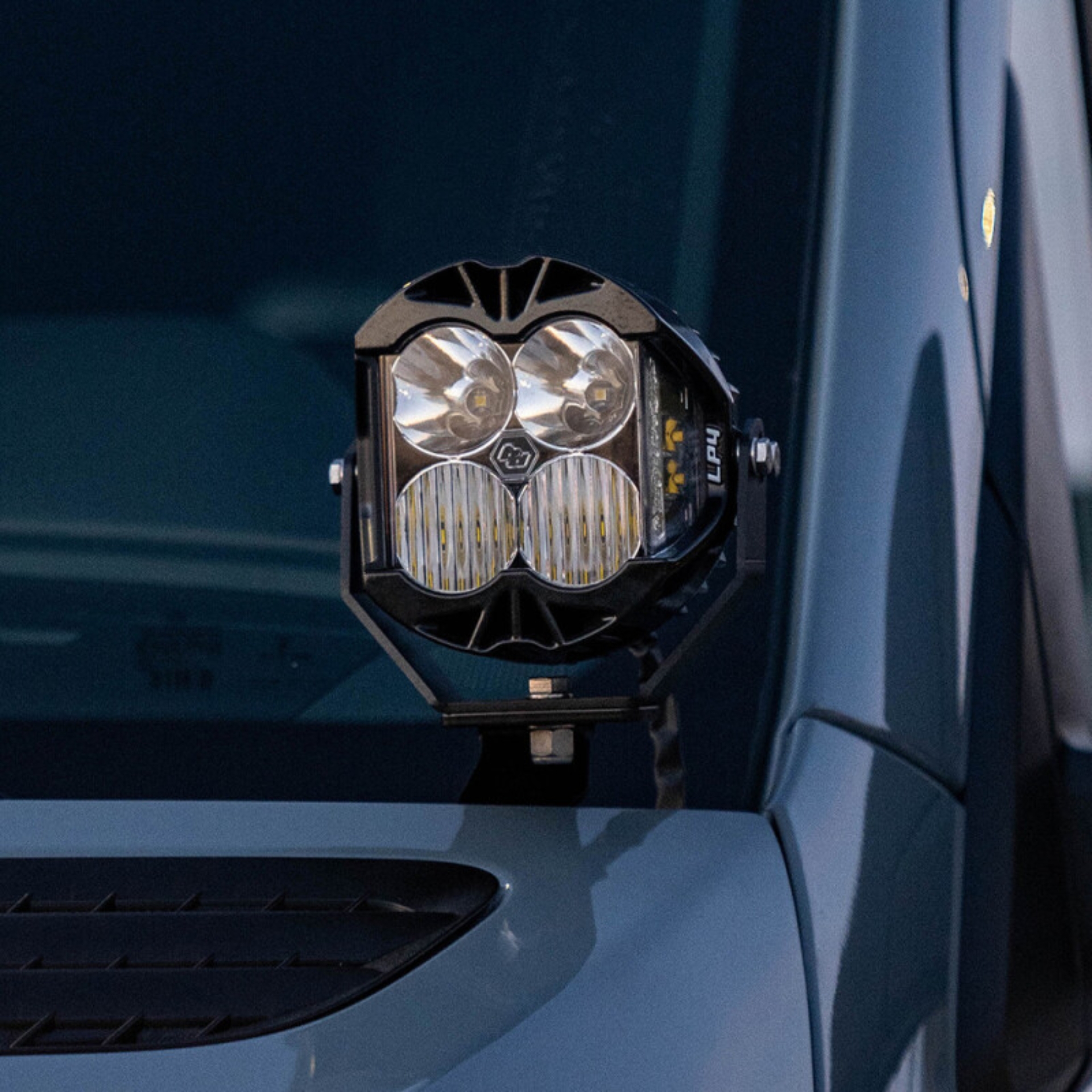 Picture of Baja Designs 14-18 Mercedes Sprinter Van LP4 A-Pillar Kit (Driving/Combo) - Clear