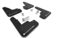 Picture of Rally Armor 21-26 Ford Mustang Mach-E/GT/Rally Black Mud Flap w/White Logo