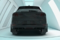 Picture of Rally Armor 21-26 Ford Mustang Mach-E/GT/Rally Black Mud Flap w/White Logo
