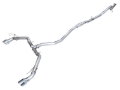 Picture of AWE Tuning 22+ Honda Civic Si/Acura Integra Track Edition Cat-Back Exhaust - Dual Chrome Silver Tips