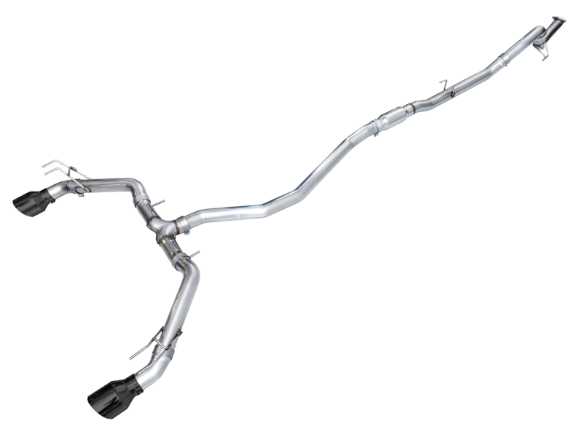 Picture of AWE Tuning 22+ Honda Civic Si/Acura Integra Track Edition Cat-Back Exhaust - Dual Diamond Black Tips