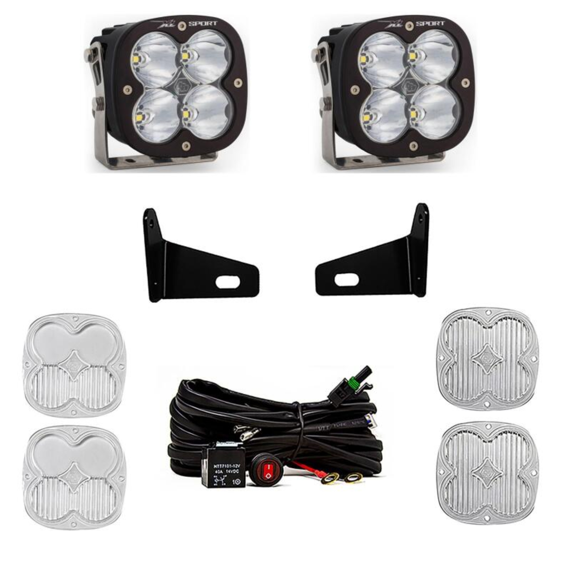 Picture of Baja Designs 17-19 Can-Am Maverick X3  X ds Turbo R XL Sport A-Pillar Light Kit
