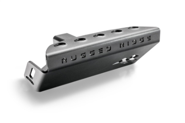 Picture of Rugged Ridge 07-23 Jeep Wrangler JK/JKU/JL/JLU & 20-23 Gladiator Hitch Skid Plate 2in. Rec - Tex Blk