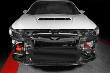 Picture of PERRIN 22-26 Subaru WRX Front Mount Intercooler Kit (Red Tubes & Black Core)