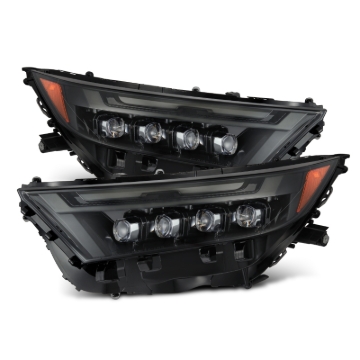 Picture of AlphaRex 19-23 Toyota RAV4 NOVA LED Projector Headlights Alpha-Black